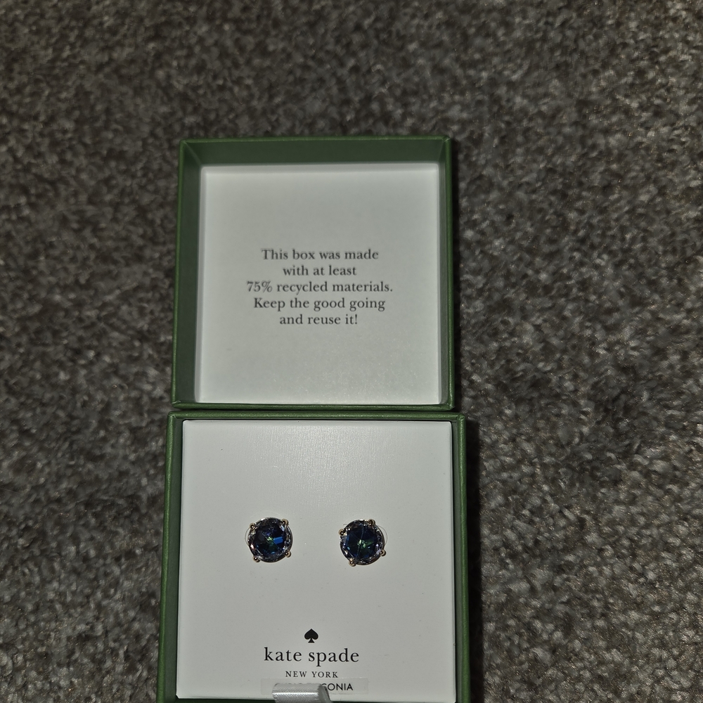 Kate Spade Blue Stud Earrings